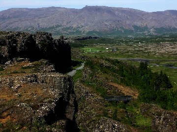 Blick auf þingvellir, Juni 2007