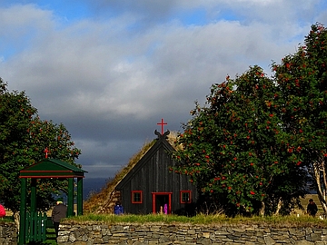 Torfkirche Víðimýri, September 2016