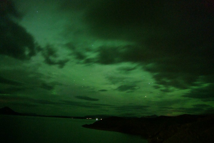 Polarlicht am Mývatn; Foto von Matthias Dopleb