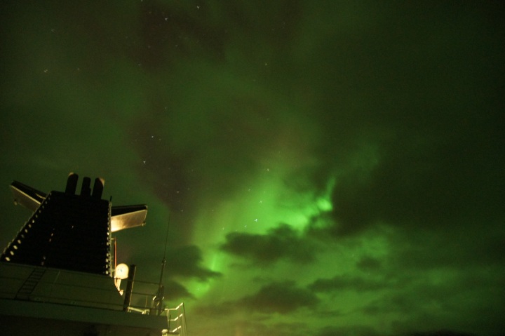 Polarlicht am 23.11.2011; Foto von Adrian Poliwoda
