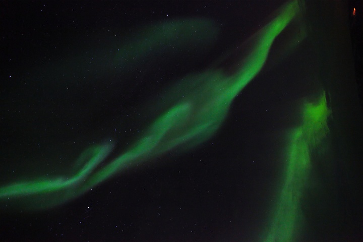 Polarlicht am 24.11.2011; Foto von Erika Fichtl